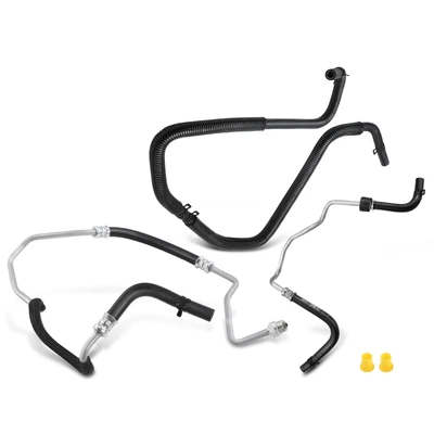 3 Pcs Power Steering Return Hose Assembly
