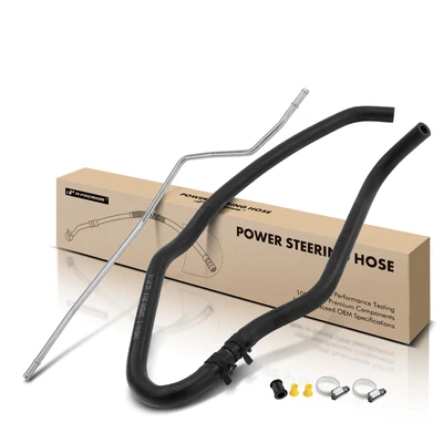 2 Pcs Power Steering Return Hose Assembly