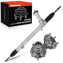 3 Pcs Rack and Pinion & Hub Bearing Kit for 2011-2014 Hyundai Sonata