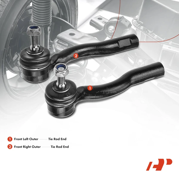 5 Pcs Rack and Pinion & Hub Bearing & Tie Rod End Kit for Nissan Sentra 2007-2012 2.0L 4-Wheel ABS