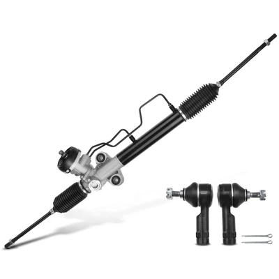 3 Pcs Rack and Pinion & Tie Rod End Kit