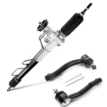 3 Pcs Rack and Pinion & Tie Rod End Kit