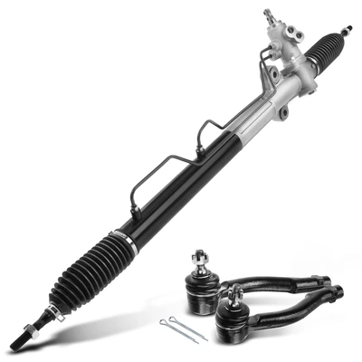 3 Pcs Rack and Pinion & Tie Rod End Kit