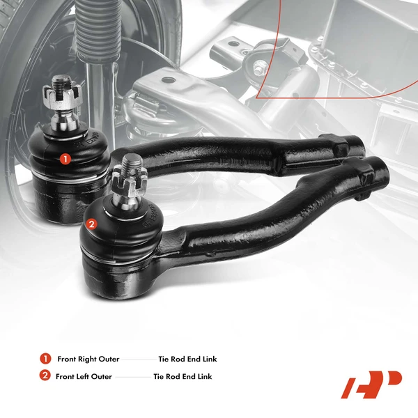 3 Pcs Rack and Pinion & Tie Rod End Kit for Kia Magentis Optima Hyundai Sonata