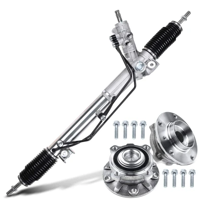 3 Pcs Rack and Pinion & Hub Bearing Kit