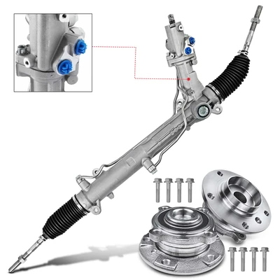 3 Pcs Rack and Pinion & Hub Bearing Kit