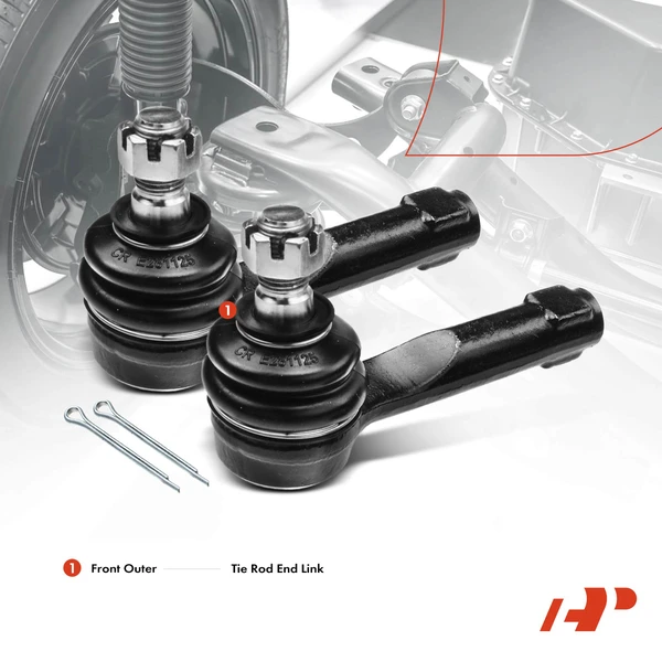 3 Pcs Rack and Pinion & Tie Rod End Kit for Nissan Sentra 2000-2006