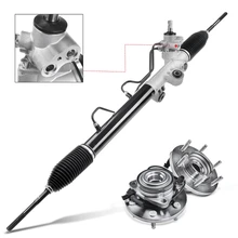 3 Pcs Rack and Pinion & Hub Bearing Kit for 2006-2010 Hummer H3