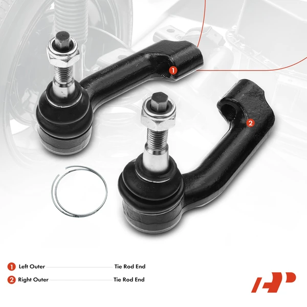 3 Pcs Rack and Pinion & Tie Rod End Kit for Ford F-150 2009-2010