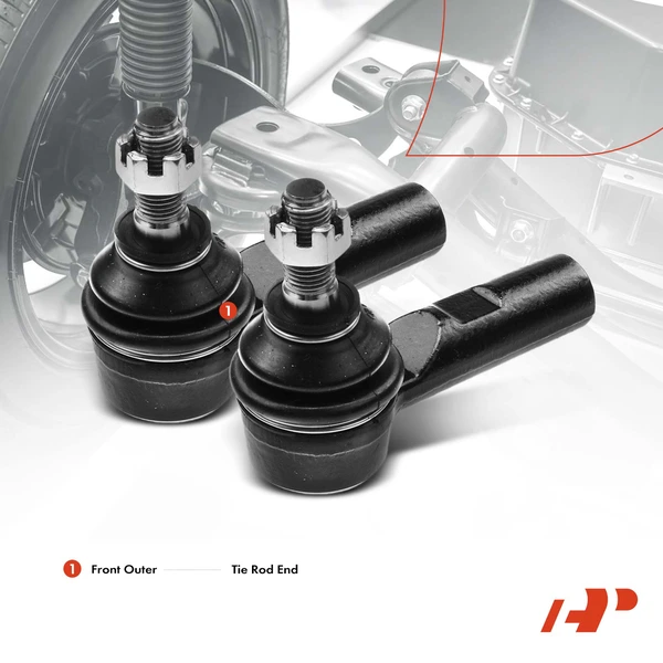 5 Pcs Rack and Pinion & Hub Bearing & Tie Rod End Kit for Toyota Sienna 2000-2003 3.0L