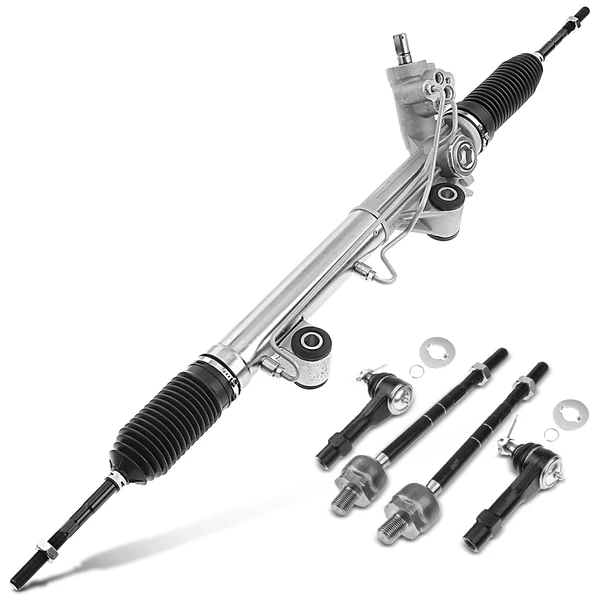 5 Pcs Rack and Pinion & Tie Rod End Kit for 2001-2011 Ford Ranger