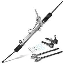 5 Pcs Rack and Pinion & Tie Rod End Kit for 2002-2006 Buick Rendezvous
