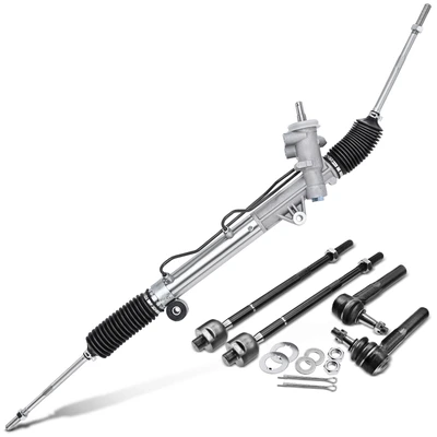 5 Pcs Rack and Pinion & Tie Rod End Kit