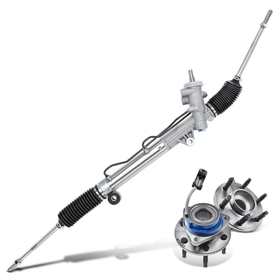 3 Pcs Rack and Pinion & Hub Bearing Kit