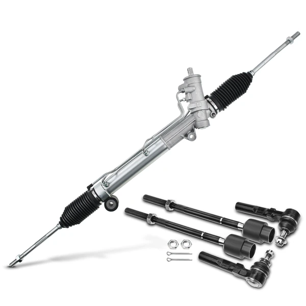 5 Pcs Rack and Pinion & Tie Rod End Kit for 1998-2003 Chevrolet Malibu