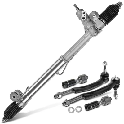 5 Pcs Rack and Pinion & Tie Rod End Kit
