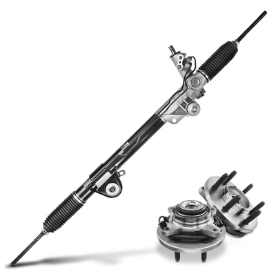 3 Pcs Rack and Pinion & Hub Bearing Kit