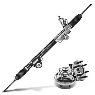 3 Pcs Rack and Pinion & Hub Bearing Kit