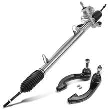 3 Pcs Rack and Pinion & Tie Rod End Kit for 2001-2002 2004 Dodge Stratus