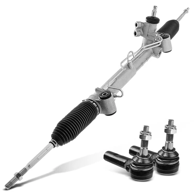3 Pcs Rack and Pinion & Tie Rod End Kit