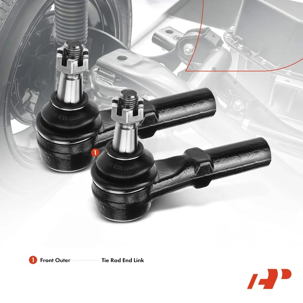 3 Pcs Rack and Pinion & Tie Rod End Kit for Dodge Ram 1500 2500 3500 2007-2010 RWD