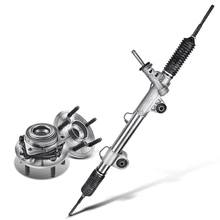 3 Pcs Rack and Pinion & Hub Bearing Kit