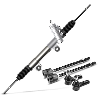 5 Pcs Rack and Pinion & Tie Rod End Kit
