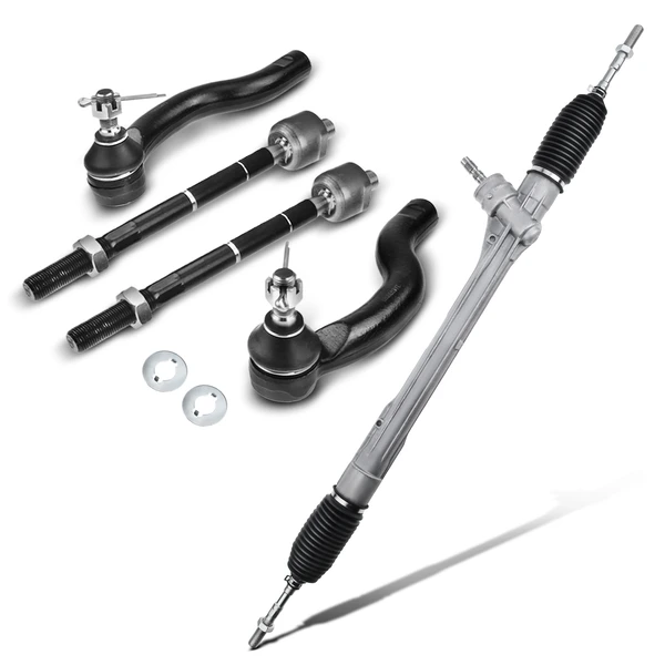 5 Pcs Rack and Pinion & Tie Rod End Kit for Toyota RAV4 2013-2018 L4 2.5L