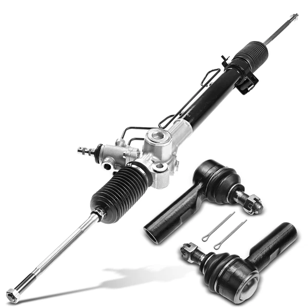 3 Pcs Rack and Pinion & Tie Rod End Kit for Toyota Sienna 1998-2000 V6 3.0L
