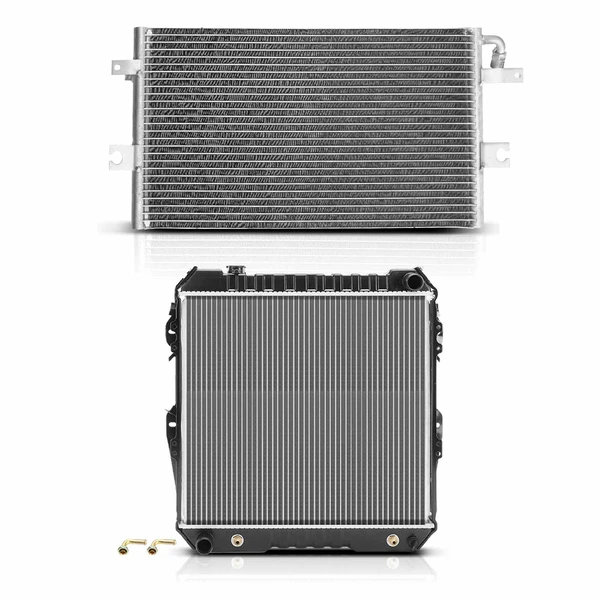 Radiator & AC Condenser Cooling Kit for 1988-1989 1992 Toyota 4Runner