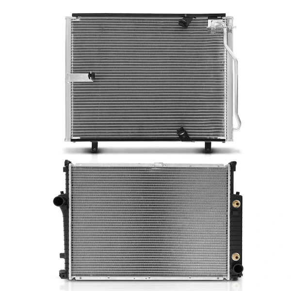 Radiator & AC Condenser Cooling Kit for 1989-1993 BMW 535i