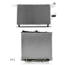 Radiator & AC Condenser Cooling Kit for Isuzu Trooper 2001-2002