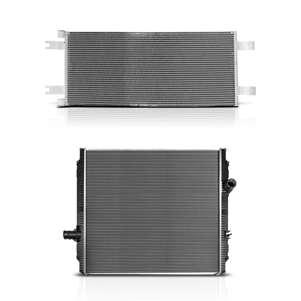 Radiator & AC Condenser Cooling Kit for 2012 Peterbilt 389 12.9L