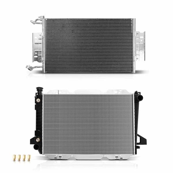 Radiator & AC Condenser Cooling Kit for 1994-1997 Ford F-Super Duty