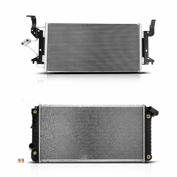Radiator & AC Condenser Cooling Kit for Cadillac DeVille 96-99 Seville Eldorado
