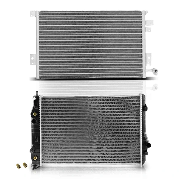 Radiator & AC Condenser Cooling Kit for Chevrolet Camaro Pontiac Firebird 1998-2002