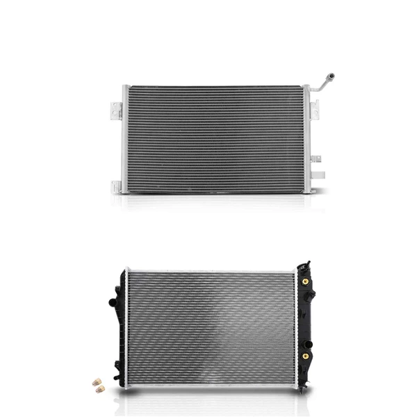 Radiator & AC Condenser Cooling Kit for Chevrolet Camaro Pontiac Firebird 1993-1997