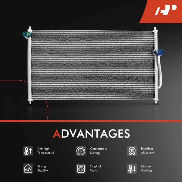 Radiator & AC Condenser Cooling Kit for Acura Integra 1994-2001 L4 1.8L