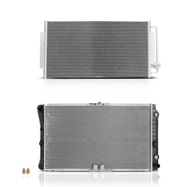 Radiator & AC Condenser Cooling Kit for Chevrolet Impala Cadillac Buick 1994-1996