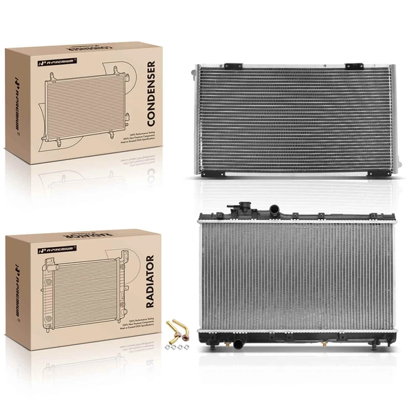 Radiator & AC Condenser Cooling Kit for Toyota Celica 1994-1997 1.8L