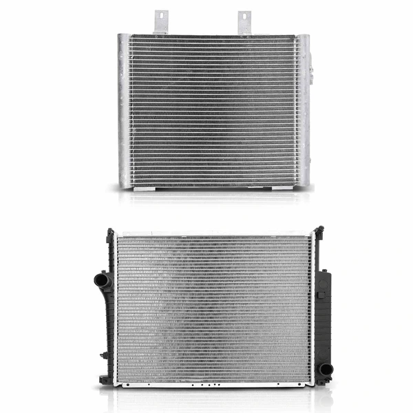 Radiator & AC Condenser Cooling Kit for BMW E36 325i 1992-1993 2.5L