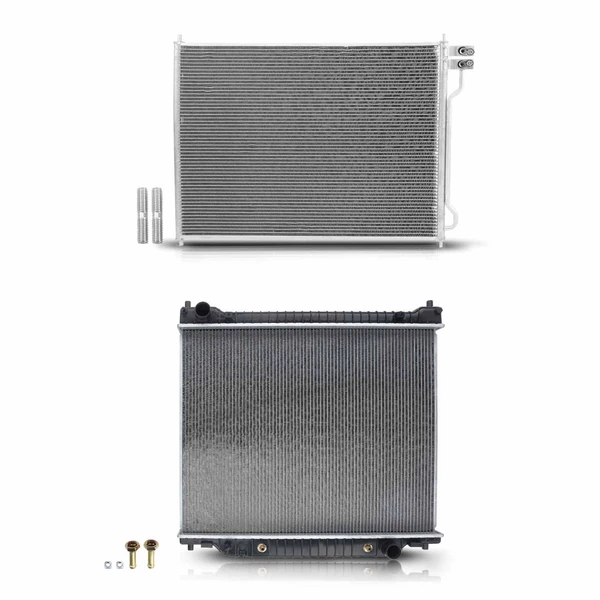 Radiator & AC Condenser Cooling Kit for 2008-2014 Ford E-250