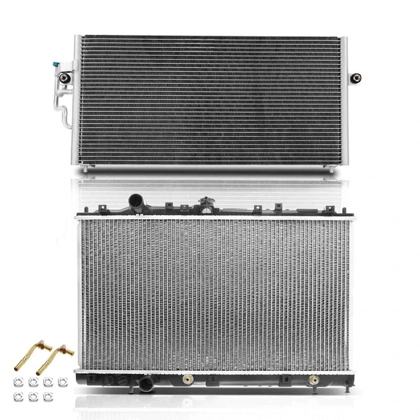 Radiator & AC Condenser Cooling Kit for Mitsubishi Mirage 1997-2002 Automatic