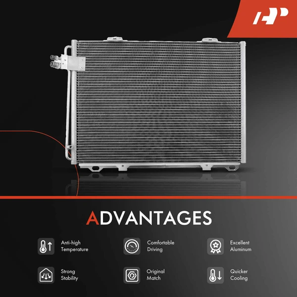 Radiator & AC Condenser Cooling Kit for Mercedes-Benz E300 E420 E430