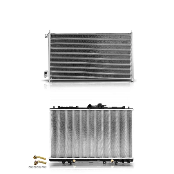 Radiator & AC Condenser Cooling Kit for Honda Accord 1998-2002 Acura TL 1999-2001