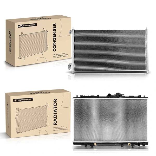 Radiator & AC Condenser Cooling Kit for Honda Accord 1998-2002 Acura TL 1999-2001