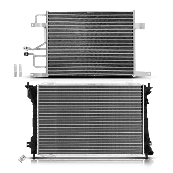 Radiator & AC Condenser Cooling Kit for Ford Crown Victoria 98-02 4.6L Mercury