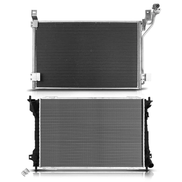 Radiator & AC Condenser Cooling Kit for Lincoln Town Car Mercury Grand Marquis
