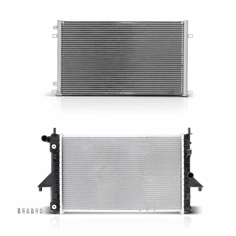 Radiator & AC Condenser Cooling Kit for Saturn SC1 1994-2002 SC2 SW2