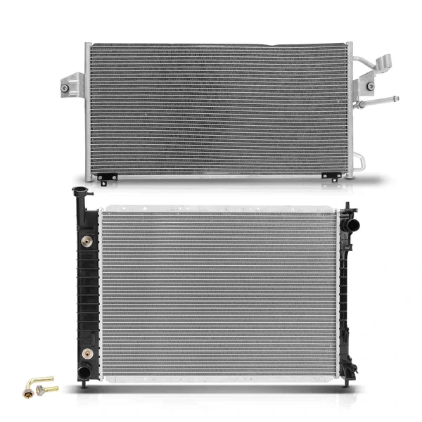 Radiator & AC Condenser Cooling Kit for 1999-2002 Nissan Quest